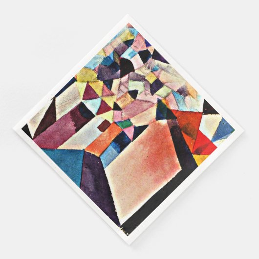 Klee - Einblick in eine Stadt Serviette (Ecke)