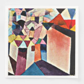 Klee - Einblick in eine Stadt Serviette (Vorderseite)