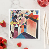 Klee - Einblick in eine Stadt Serviette (Beispiel)