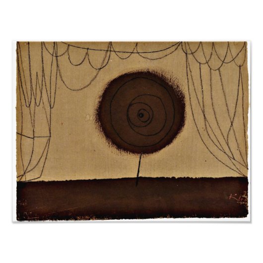 Klee - Eine Blume Fotodruck (Vorne)