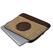 Klee - Eine Blume Laptopschutzhülle (Vorne Knopf)