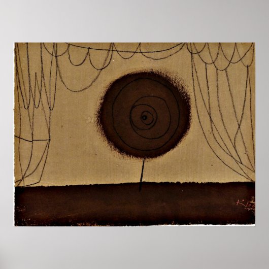 Klee - Eine Blume Poster (Vorne)