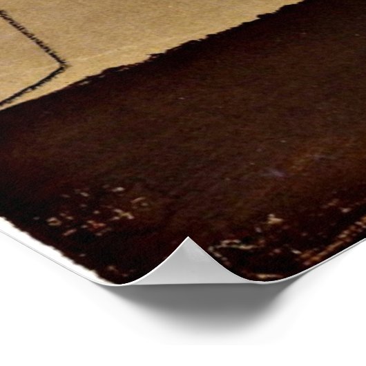 Klee - Eine Blume Poster (Ecke)