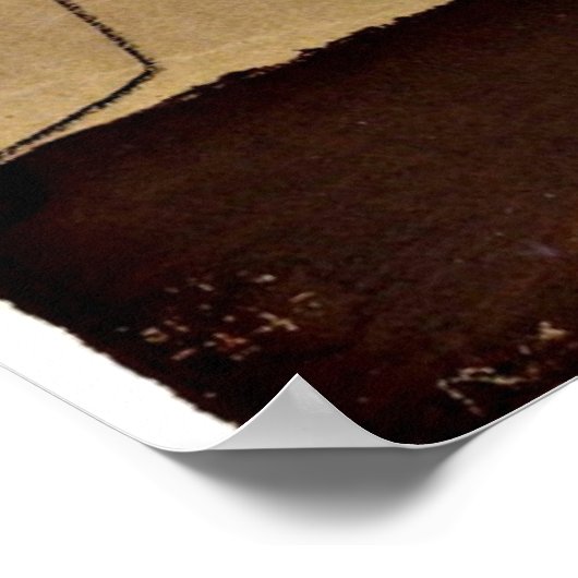 Klee - Eine Blume Poster (Ecke)