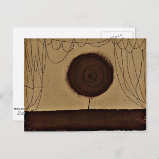 Klee - Eine Blume Postkarte (Vorne/Hinten)