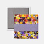 Klee - Einst aus dem Grau der Nacht hervorgetreten Magnet (Vorderseite/Rückseite)