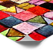 Klee - Einst aus dem Grau der Nacht hervorgetreten Poster (Ecke)