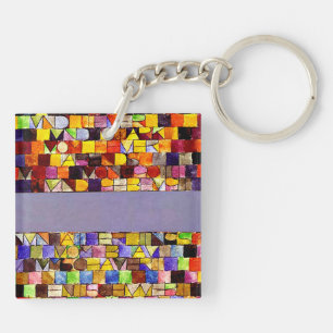 Klee - Einst aus dem Grau der Nacht hervorgetreten Schlüsselanhänger