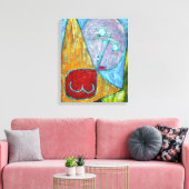 Klee - Engel Still Feminine Leinwanddruck (Insitu (Wohnzimmer))