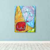 Klee - Engel Still Feminine Leinwanddruck (Insitu (Holzboden))