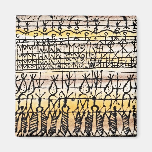 Klee - ERA. Kühlung in einem warmen Garten Magnet (Vorne)