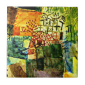 Klee - Erinnerung an einen Garten Fliese (Vorderseite)