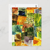 Klee - Erinnerung an einen Garten Postkarte (Vorne/Hinten)