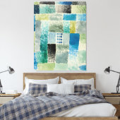 Klee - Erstes Haus in einer Einigung Leinwanddruck (Insitu (Schlafzimmer))