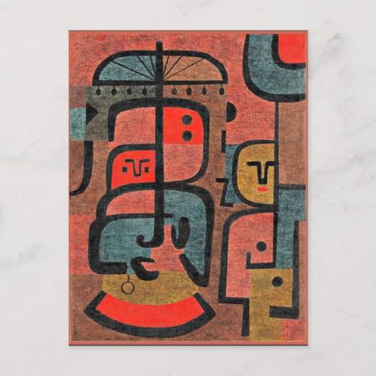 Klee - Exoten Postkarte (Vorderseite)