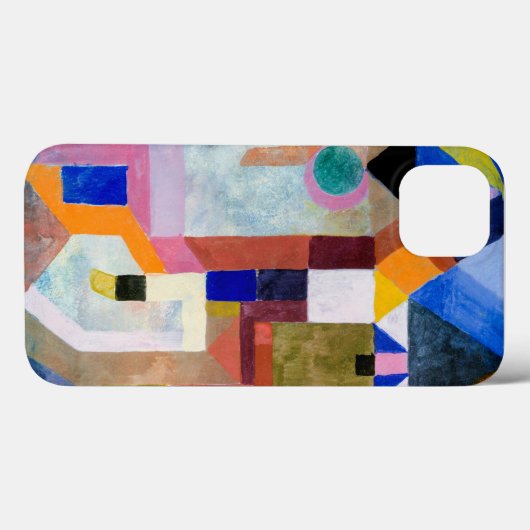 Klee - Farbenfrohe Architektur, berühmtes Kunstwer Case-Mate iPhone Hülle (Rückseite (Horizontal))