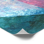 Klee - farbenfrohe Architektur Poster (Ecke)