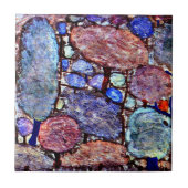 Klee - farbenfroher Wald Fliese (Vorderseite)