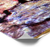 Klee - farbenfroher Wald Poster (Ecke)