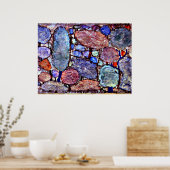 Klee - farbenfroher Wald Poster (Küche)