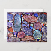 Klee - farbenfroher Wald Postkarte (Vorne/Hinten)