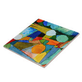 Klee - Farbformen, berühmte Malerei, Fliese (Seite)