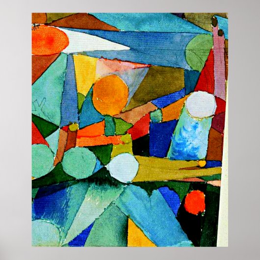 Klee - Farbformen Poster (Vorne)