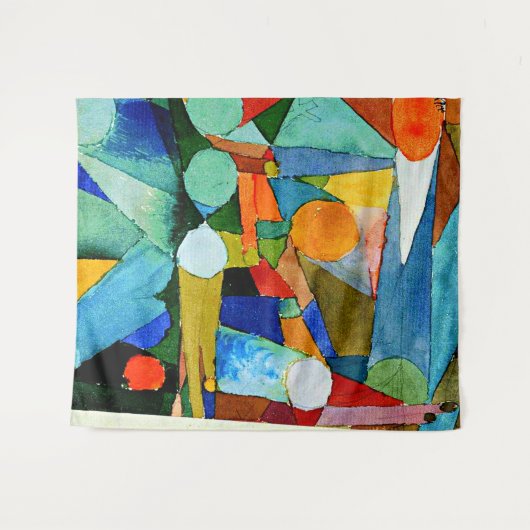 Klee - Farbformen Wandteppich (Vorderseite (Horizontal))