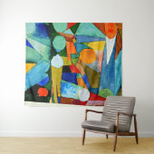 Klee - Farbformen Wandteppich (Beispiel (Horizontal))