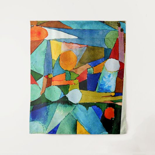 Klee - Farbformen Wandteppich (Vorderseite)