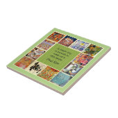 Klee - Farbige Collage Fliese (Seite)