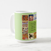 Klee - Farbige Collage Kaffeetasse (Vorderseite Links)
