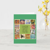Klee - Farbige Collage Karte (Gelbe Blume)
