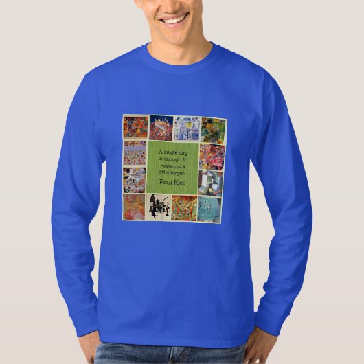 Klee - Farbige Collage T-Shirt (Vorderseite)