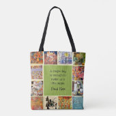 Klee - Farbige Collage Tasche (Rückseite)