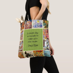 Klee - Farbige Collage Tasche