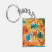 Klee - Fascade Brown-Green Schlüsselanhänger (Vorderseite links)