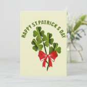 Klee Feiertagskarte (Stehend Vorderseite)