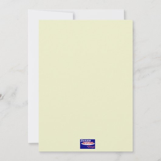 Klee Feiertagskarte (Rückseite)