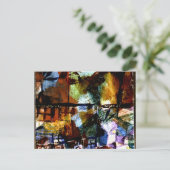 Klee - Fenster und Palmen Postkarte (Stehend Vorderseite)