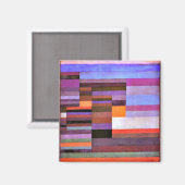 Klee - Feuer Abend Magnet (Vorderseite/Rückseite)