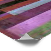 Klee - Feuer im Abend Poster (Ecke)