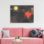 Klee - Feuer, Vollmond, Leinwanddruck (Insitu (Wohnzimmer))