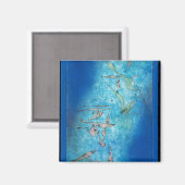 Klee - Fischbild Magnet (Vorderseite/Rückseite)