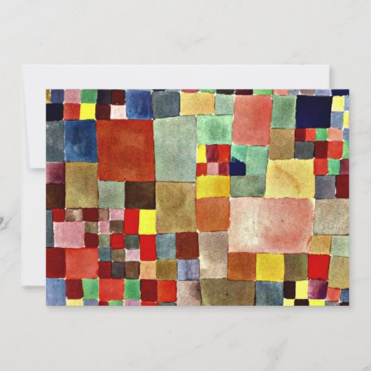 Klee - Flora auf Sand Karte (Vorderseite)