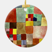 Klee - Flora auf Sand Keramik Ornament (Hinten)