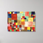 Klee - Flora auf Sand Leinwanddruck (Vorderseite)