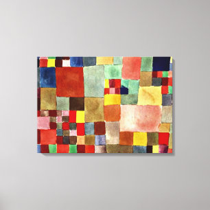 Klee - Flora auf Sand Leinwanddruck