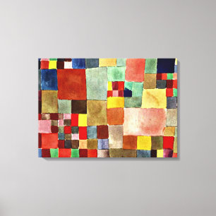 Klee - Flora auf Sand Leinwanddruck