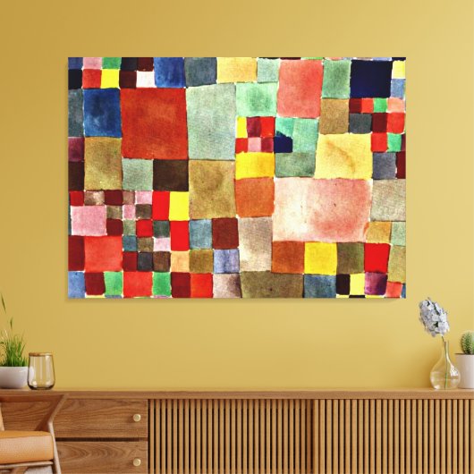 Klee - Flora auf Sand Leinwanddruck (Insitu (Wohnzimmer))